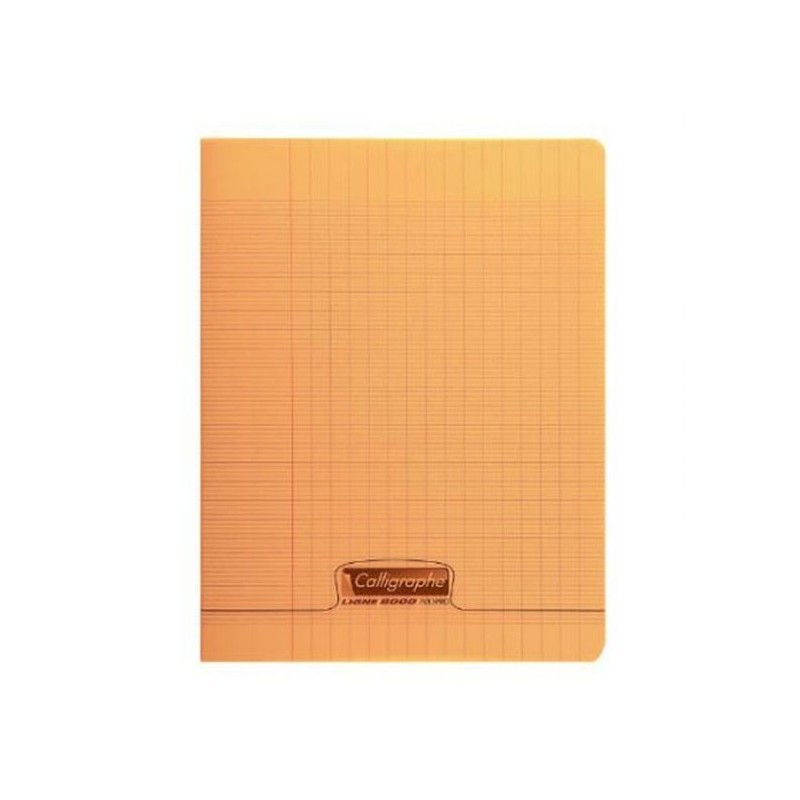 CAHIER PIQUE A4 ORANGE 21*29.7CM - 90GR CALLIGRAPHE