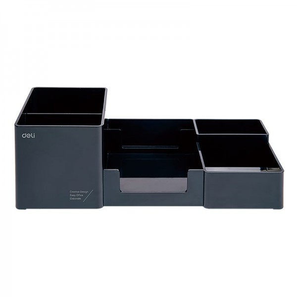 ORGANISATEUR DE BUREAU 6 COMPARTIMENTS NOIR - EZ00220