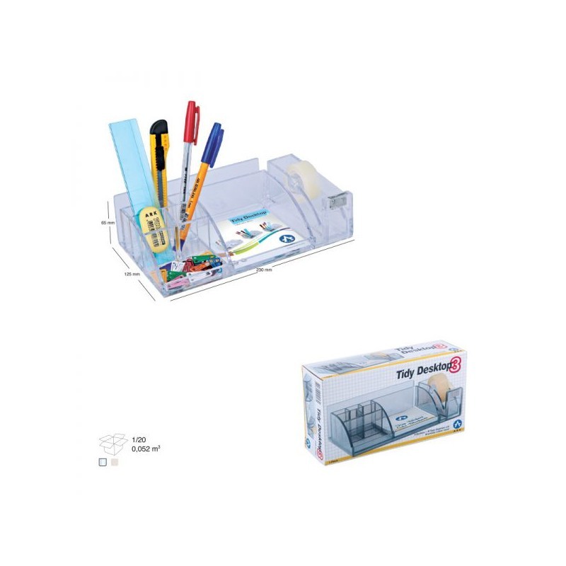 PORTE ACCESSOIRE DE BUREAU EN PLASTIQUE - ARK