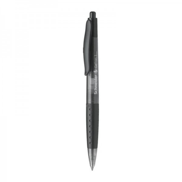 STYLO A BILLE GEL GELION 1 NOIR