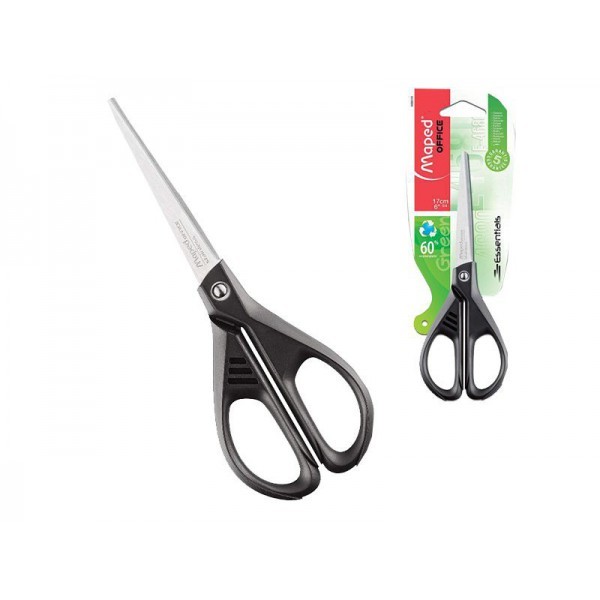 CISEAUX ESSENTIALS GREEN 17 CM