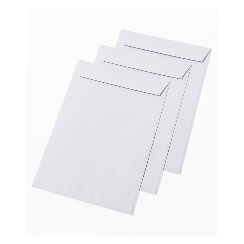 PAQUET DE 100 POCHETTES BLANCHES 229X324MM