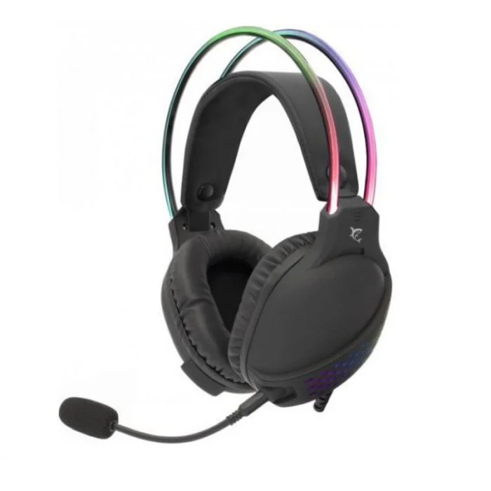 Casque Gamer White Shark OX Led Noir (GH-2140)
