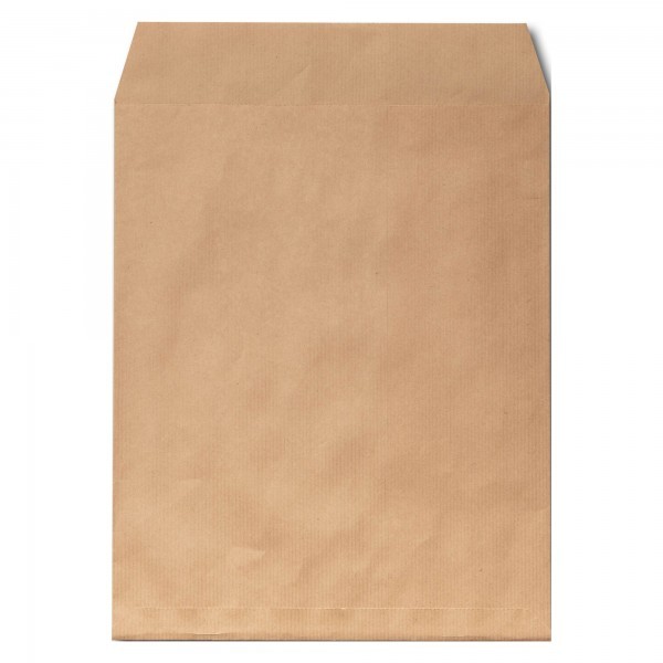 PACK DE 500 POCHETTE KRAFT 25X35 STRIP 90GR
