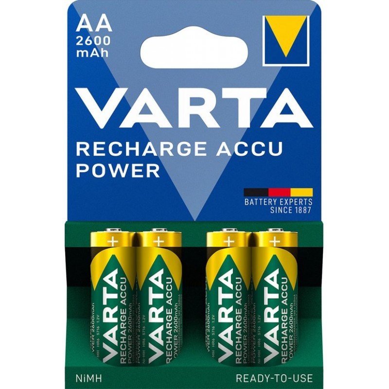 2xPILES RECHARGEABLES LR03 800MAH VARTA - 1545