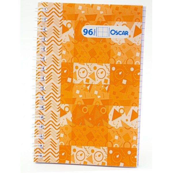 CARNET BROCHE 192 PAGES 5/5 60GR 11*17CM