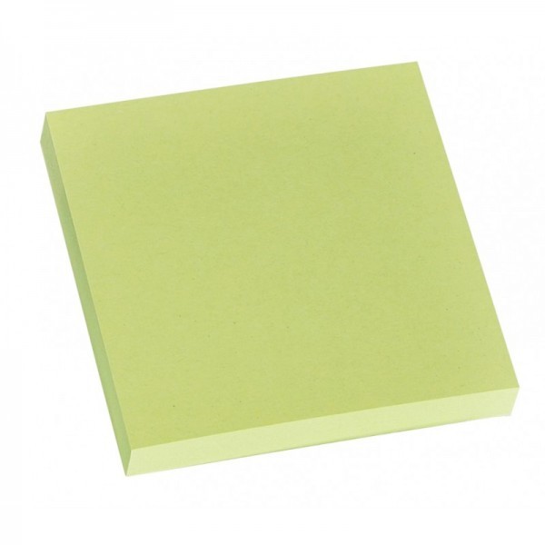 STICK NOTE 76*76 MM 100 FEUILLES - VERT PASTEL