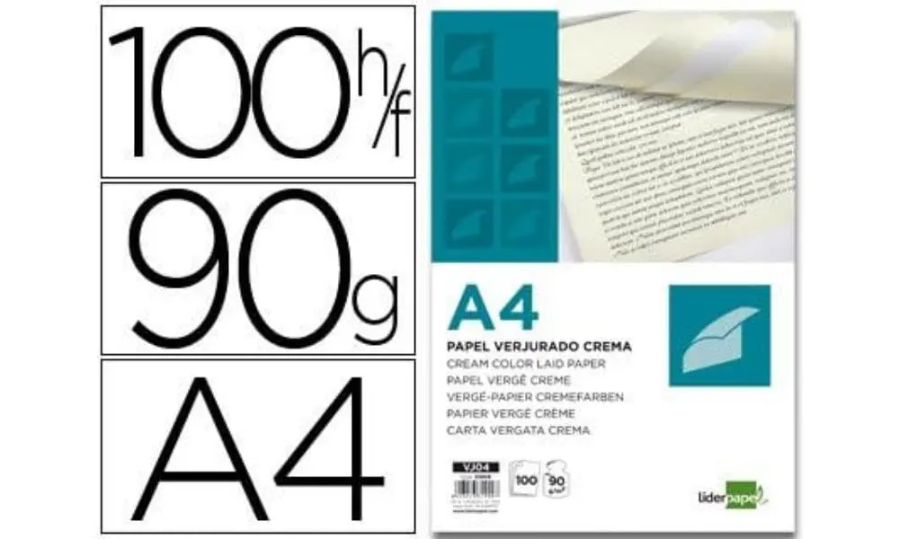 PAGE DE GARDE VERGER IVOIR 90G A4 /100F