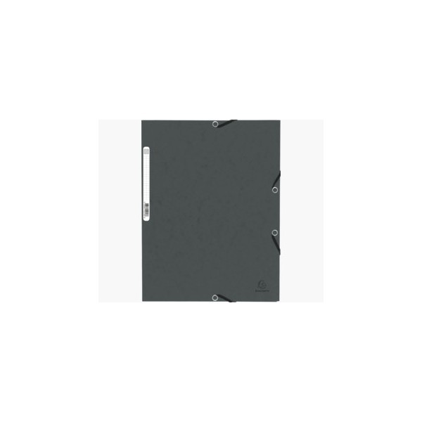 CHEMISE A 3 RABATS EXACOMPTA CARTONNEE - GRIS
