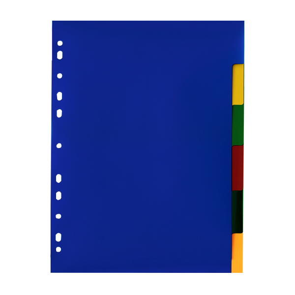 JEUX D'INTERCALAIRESS EN PP COLORSPLIT 6 POSITIONS