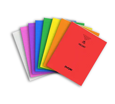 Cahier Piqué 17×22 en PP VELVET 192 Pages