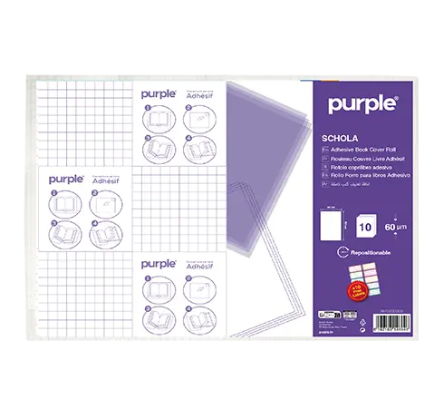 Paquet de 10 Pièces Feuilles Couvre livre Adhésif + Etiquettes de noms