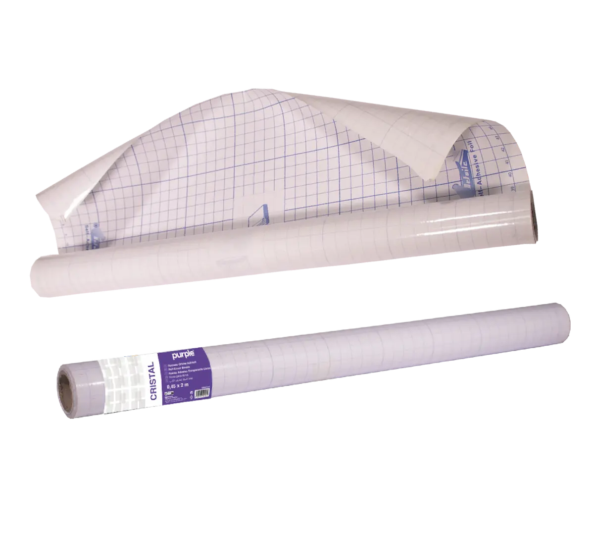 Rouleau Cristal Adhésif 0,45x2M
