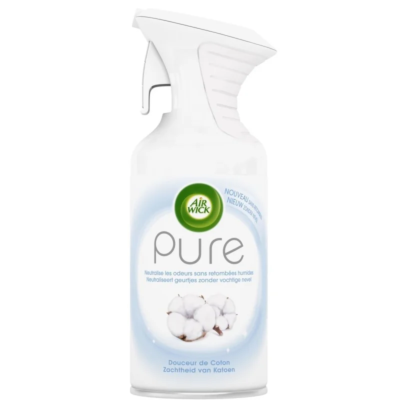 AIR WICK AÉROSOL PURE : Éliminez les mauvaises odeurs avec douceur !