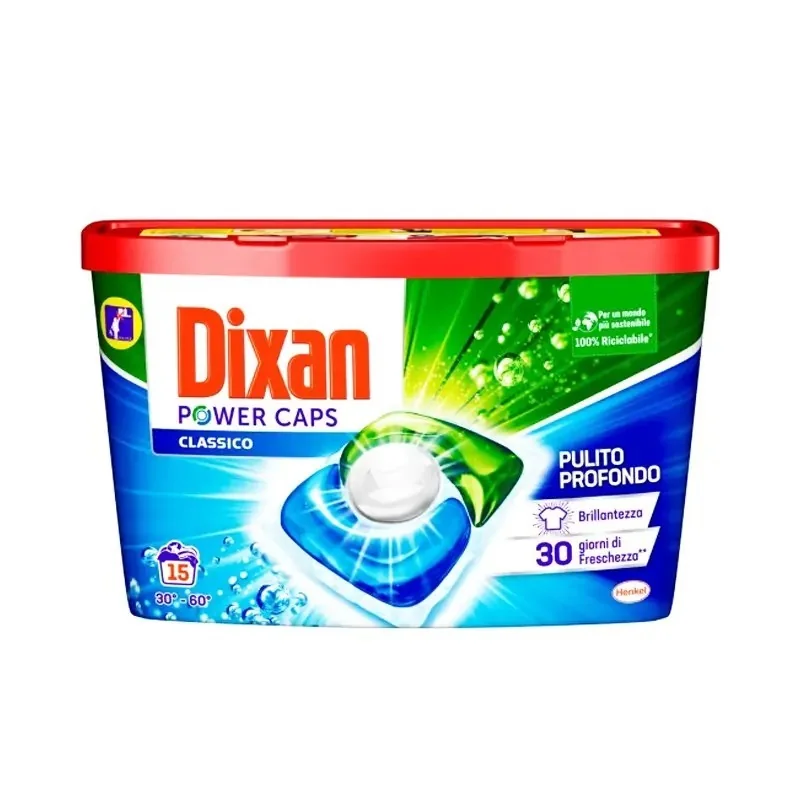 Dixan Power Caps : Nettoyage profond et fraîcheur durable en capsules