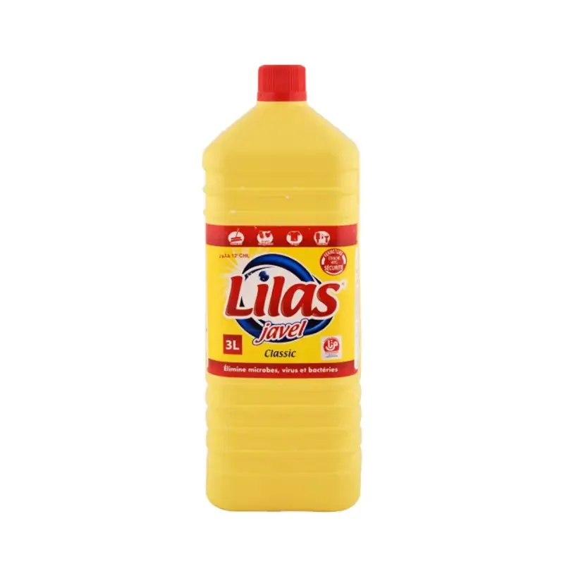 Eau de Javel Lilas Classic 3L : Désinfection et Fraîcheur Assurée