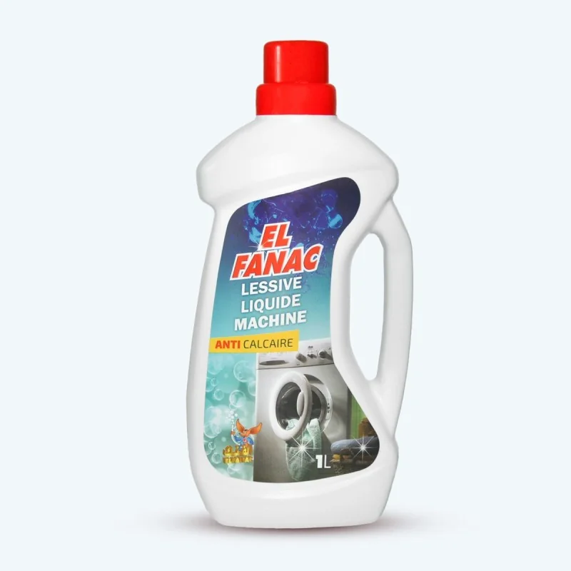 Lessive liquide El Fanac 1L : Élimination efficace des taches dès 30 ºC