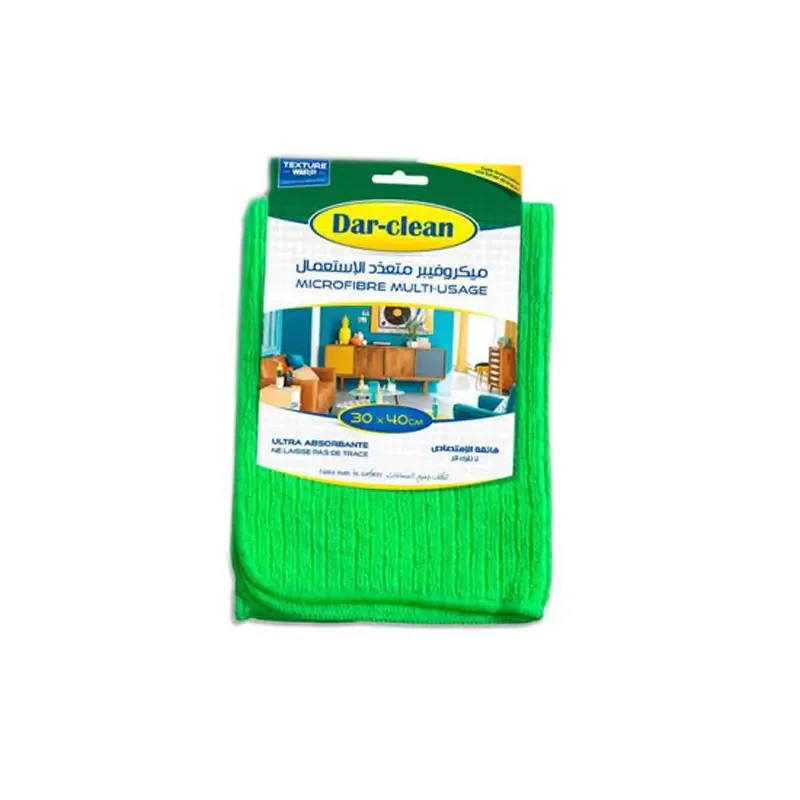 Microfibre Dar-clean 50x70 cm : Nettoyage efficace et sans rayures