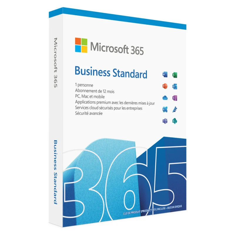 Microsoft office 365 Business Standard - Licence 1 an - 1 utilisateur
