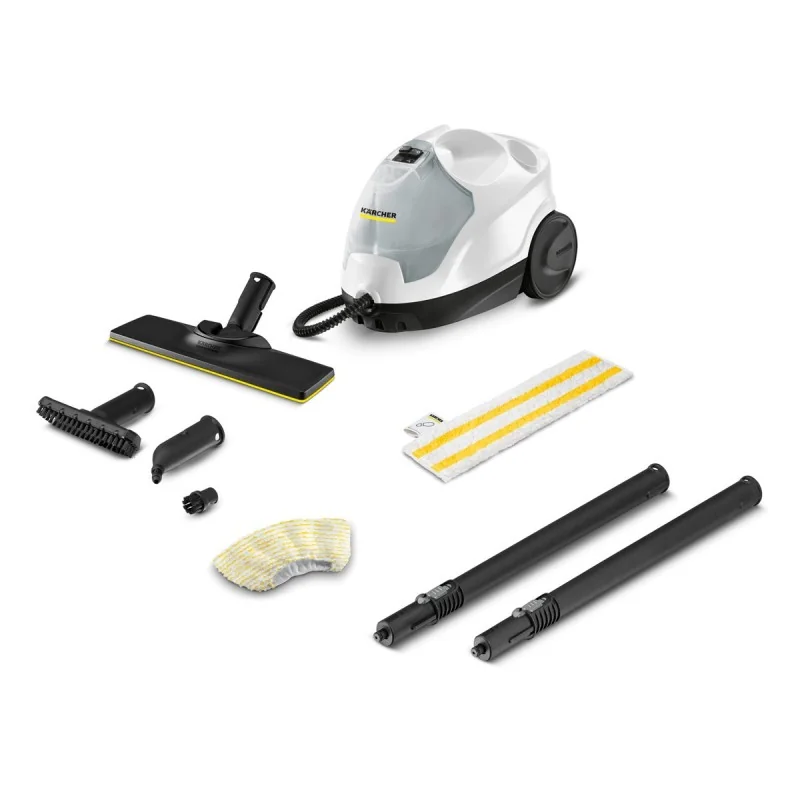 KARCHER SC 4 : Nettoyeur vapeur pratique avec accessoires pour un nettoyage efficace