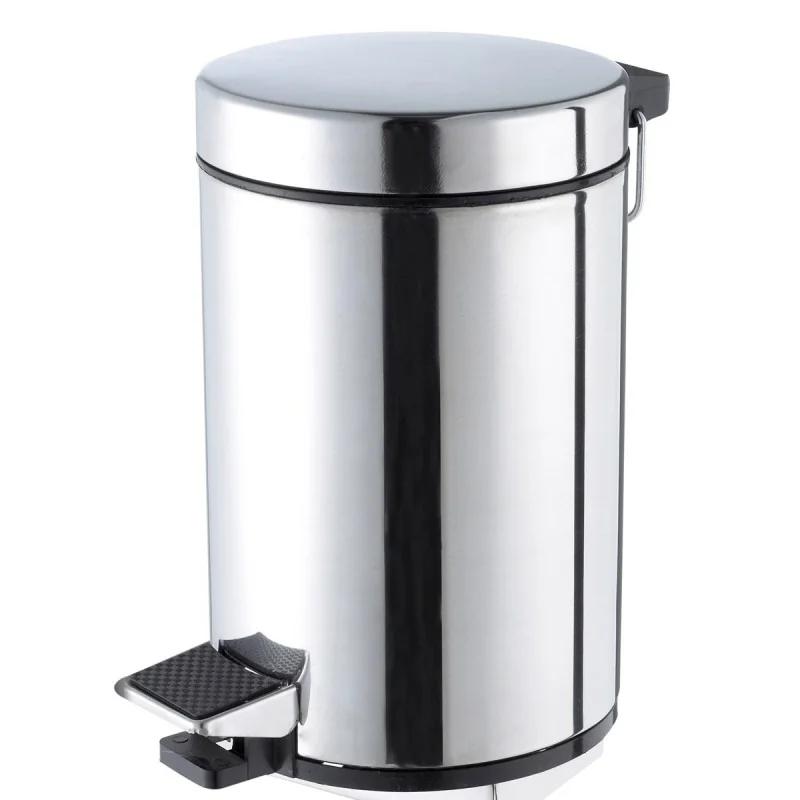 Poubelle à pédale inox 12L : design élégant et propreté assurée