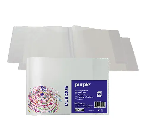 Protège-cahier musique en PVC
