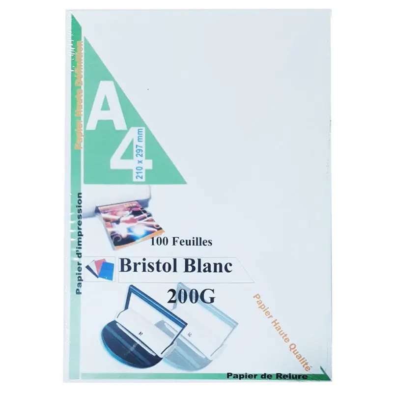 Page de garde A4 couche brillant 250G 100 F