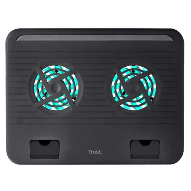 Refroidisseur PC Portable Trust Cyclone 300 x 230 x 15 mm Noir