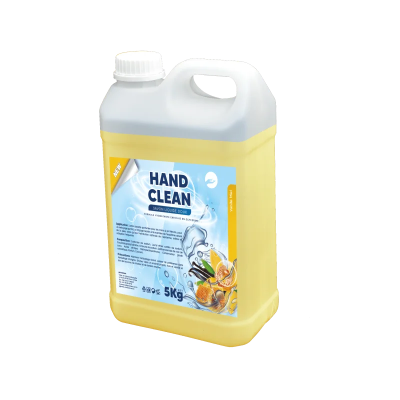 Savon Liquide Doux HAND CLEAN 5L : Hydratation et Parfum Envoûtant