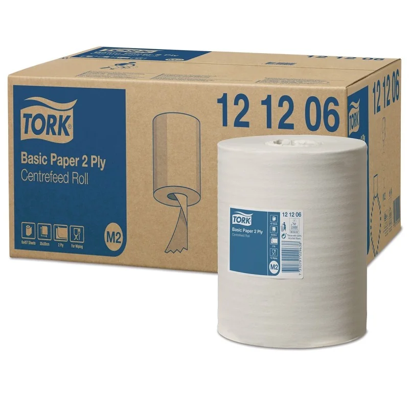 Tork Papier Essuyage 2 plis - Efficacité et praticité en bobine centrale